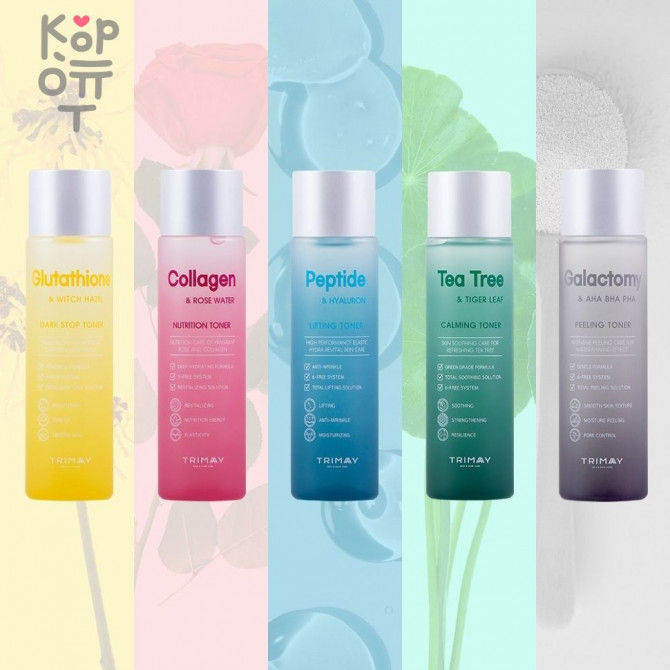 Пилинг-тонер с AHA-BHA-PHA кислотами Trimay Galactomy & AHA-BHA-PHA Peeling Toner 210 мл купить в Украине 4