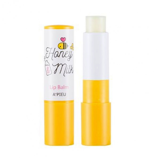 Поживний бальзам для губ з медом та молоком A'PIEU Honey&Milk Lip Balm 3.3 г купити в Україні