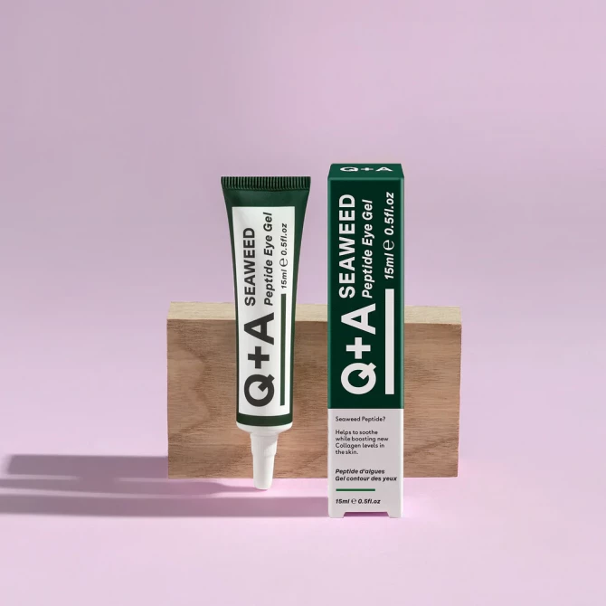 Пептидный гель для кожи вокруг глаз Q+A Seaweed Peptide Eye Gel 15 мл купить в Украине 3