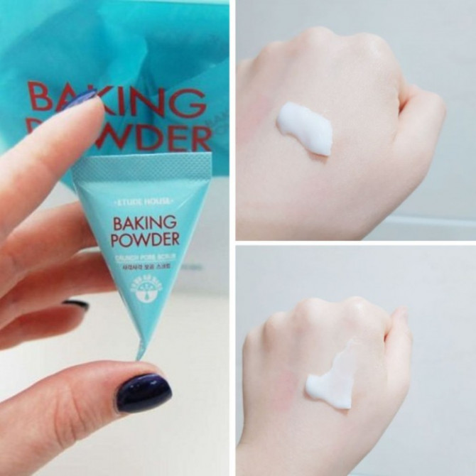 Скраб для глибокого очищення пор з содою ETUDE HOUSE Baking Powder Crunch Pore Scrub 7 мл купити в Україні 3