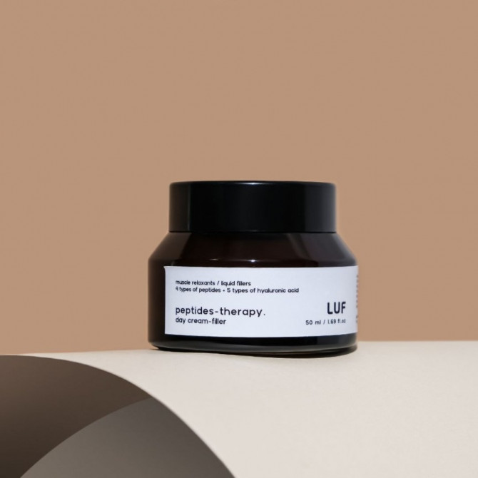 Антивіковий денний крем-філер з пептидним комплексом LUF Peptide Therapy Day Cream-Filler 50 мл купити в Україні 2