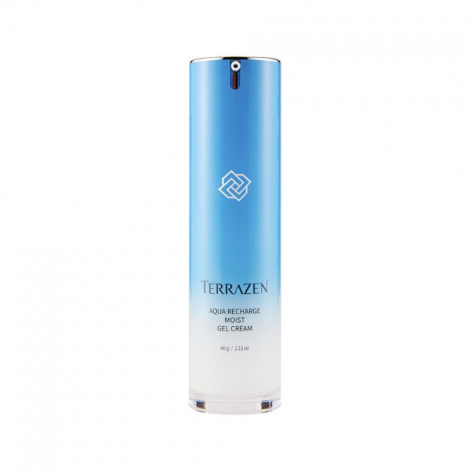 Інтенсивно зволожуючий крем-гель з гіалуроновим комплексом, Terrazen, Aqua Recharge Moist Gel Cream, 60 мл купити в Україні Інтенсивно зволожуючий крем-гель з гіалуроновим комплексом, Terrazen, Aqua Recharge Moist Gel Cream, 60 мл купити в Україні