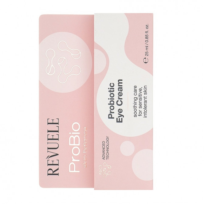 Відновлюючий крем для повік із пробіотиками Revuele Probio Skin Balance Probiotic Eye Cream 25 мл купити в Україні 3