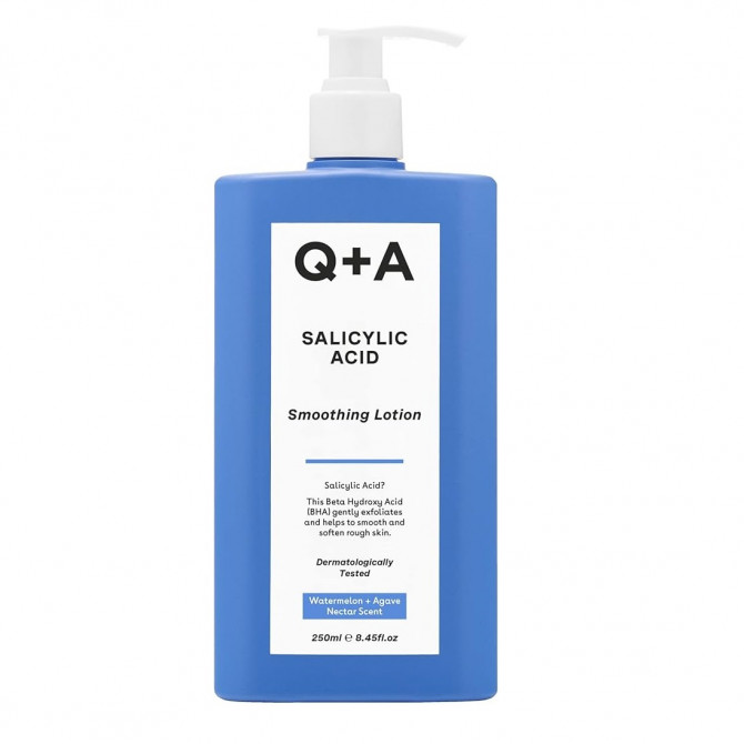 Лосьйон для тіла для проблемної шкіри з саліциловою кислотою Q+A Salicylic Acid Smoothing Lotion 250 мл купити в Україні
