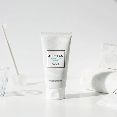 Заспокійлива пінка для вмивання з білою глиною Heimish All Clean White Clay Foam 30 мл купити в Україні 3