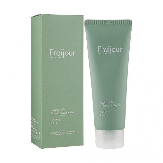 Пілінг гель для обличчя з рослинними екстрактами Fraijour Original Herb Wormwood Peeling Gel 150 мл купити в Україні
