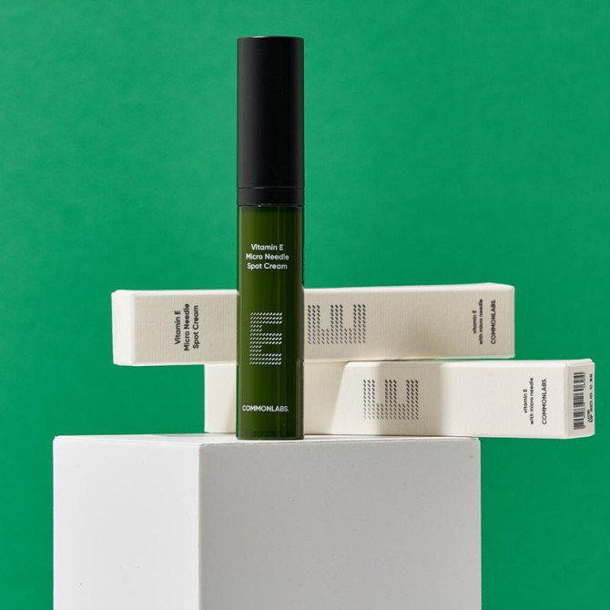 Точечный крем от прыщей с витамином Е и чайным деревом COMMONLABS Vitamin E Micro Needle Spot Cream 10 мл купить в Украине 2