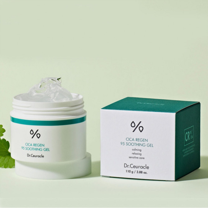 Заспокійливий гель для обличчя з центелою Dr.Ceuracle Сica Regen 95 Soothing Gel 110 г купити в Україні 2