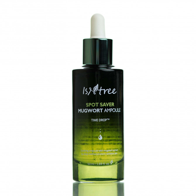 Сироватка для чутливої шкіри з екстрактом полину ISNTREE Spot Saver Mugwort Ampoule 50 мл купити в Україні