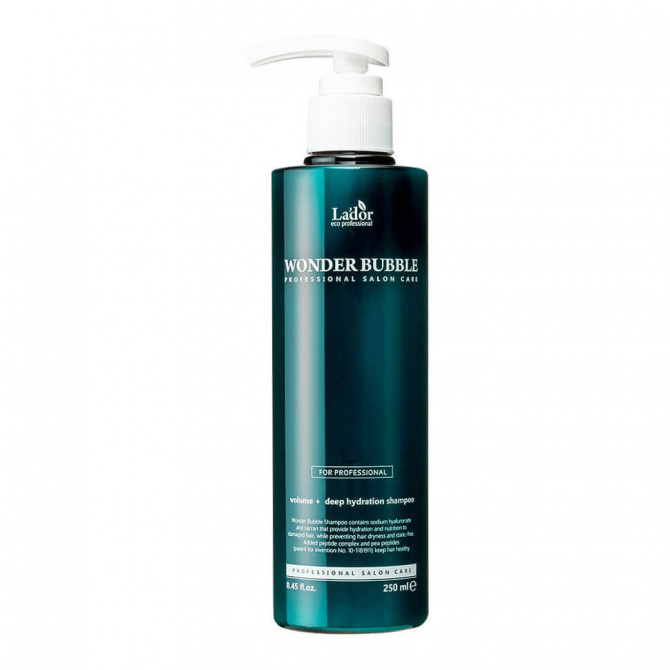 Зволожуючий шампунь для об'єму волосся Lador Wonder Bubble Shampoo 250 мл купити в Україні