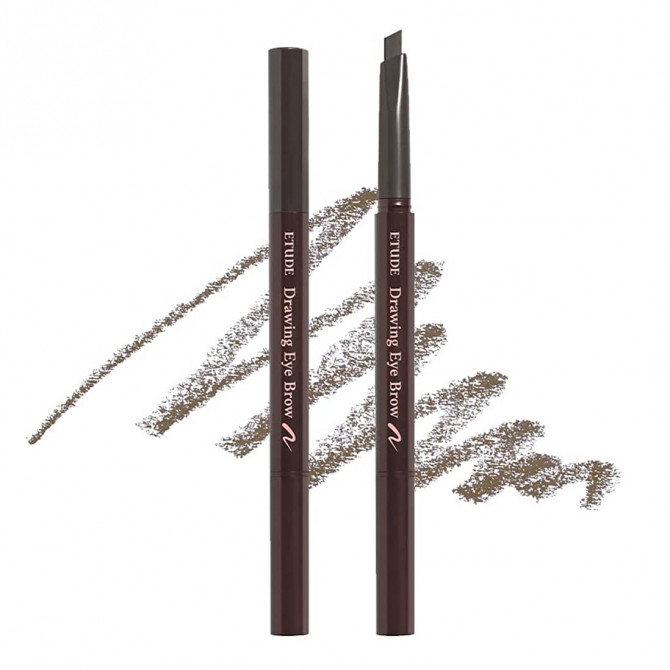 Карандаш для бровей серо-коричневый ETUDE HOUSE Drawing Eye Brow #2 Gray Brown купить в Украине