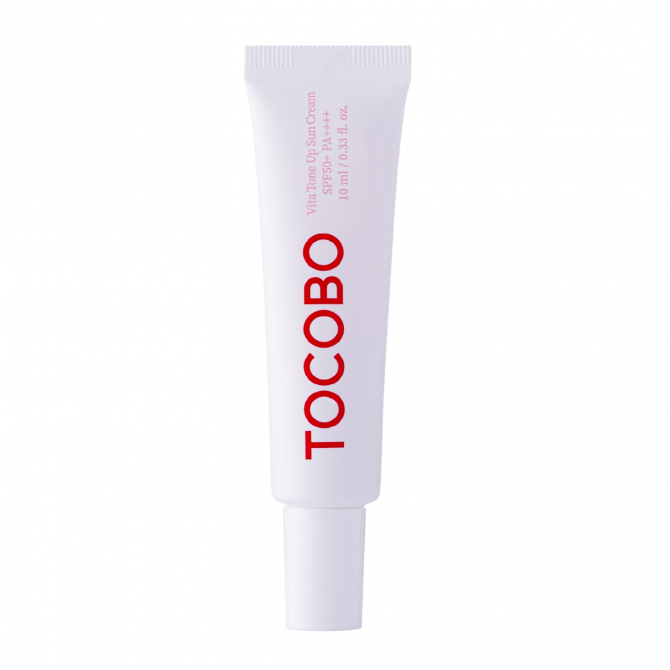Тонуючий сонцезахисний крем для обличчя TOCOBO Vita Tone Up Sun Cream SPF50+ PA++++ 10 мл купити в Україні