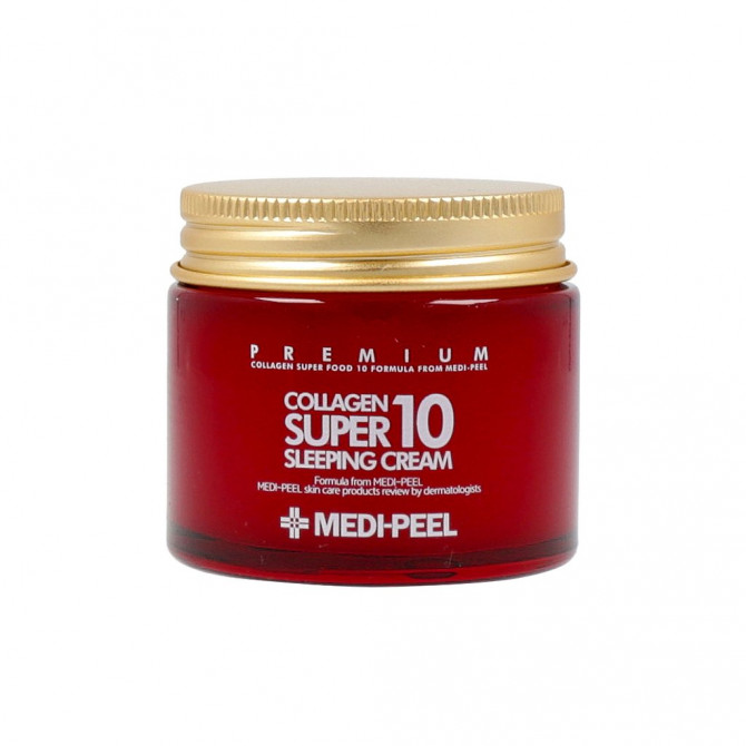 Омолаживающий ночной крем для лица с коллагеном, MEDI-PEEL, Collagen Super10 Sleeping Cream, 70 мл купить в Украине Омолаживающий ночной крем для лица с коллагеном, MEDI-PEEL, Collagen Super10 Sleeping Cream, 70 мл купить в Украине