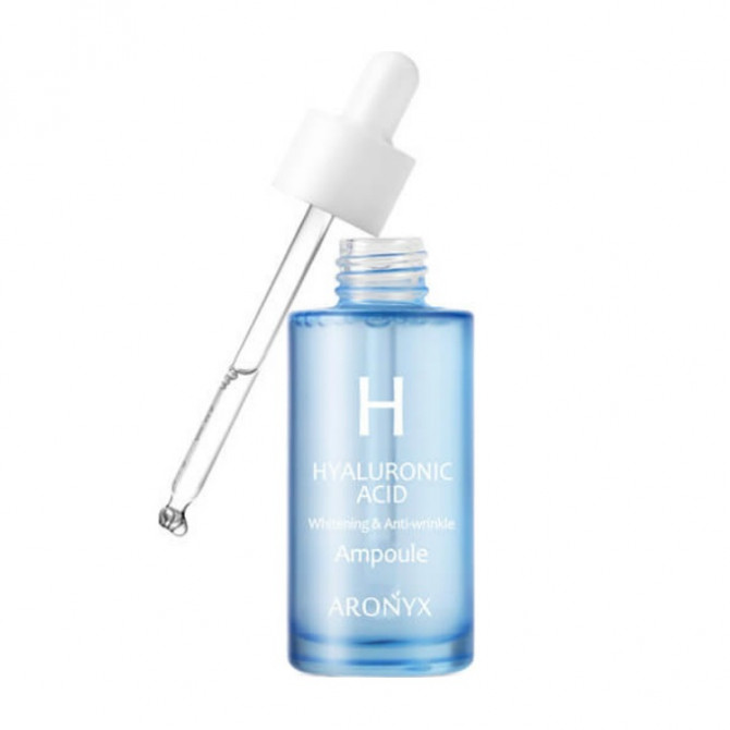 Зволожуюча сироватка для обличчя з гіалуроновою кислотою MEDI FLOWER Aronyx Hyaluronic Acid Ampoule 50 мл купити в Україні 2