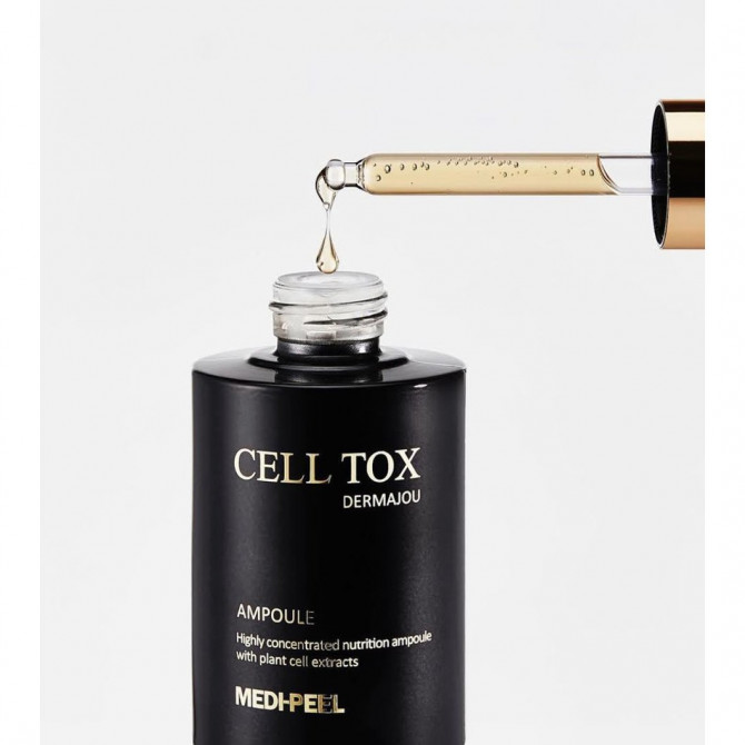 Восстанавливающая ампульная сыворотка со стволовыми клетками MEDI-PEEL Cell Tox Dermajou Ampoule 100 мл купить в Украине 4