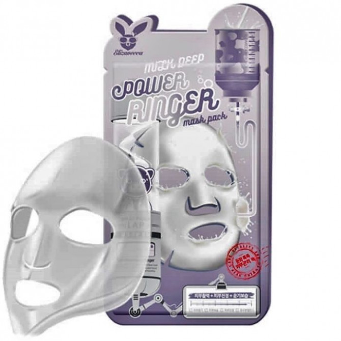 Тканевая маска для лица с молоком, осветляющая, Elizavecca, Milk Deep Power Ringer Mask купить в Украине Тканевая маска для лица с молоком, осветляющая, Elizavecca, Milk Deep Power Ringer Mask купить в Украине