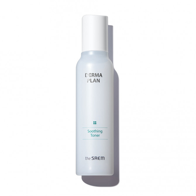 (СРОК ДО 14.07.2022) Успокаивающий тонер для чувствительной кожи, The SAEM, Derma Plan Soothing Toner, 155 мл купить в Украине (СРОК ДО 14.07.2022) Успокаивающий тонер для чувствительной кожи, The SAEM, Derma Plan Soothing Toner, 155 мл купить в Украине