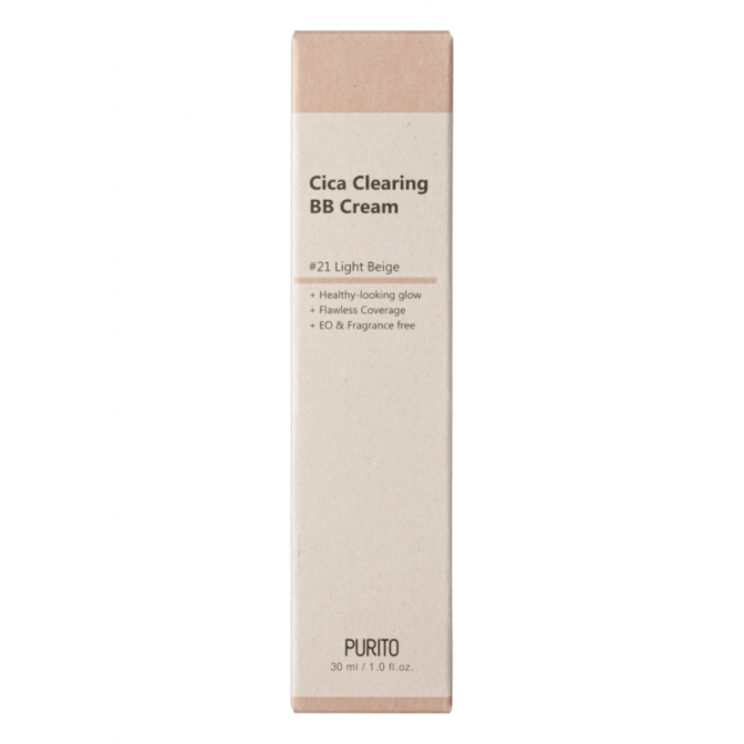 BB крем з екстрактом центелли Purito Cica Clearing BB Cream SPF38 / PA +++ # 21 30 мл купити в Україні 2