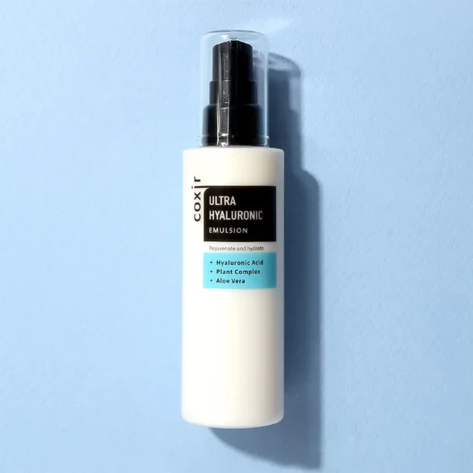 Інтенсивно зволожуюча емульсія з гіалуроновою кислотою Coxir Ultra Hyaluronic Emulsion 100 мл купити в Україні 2