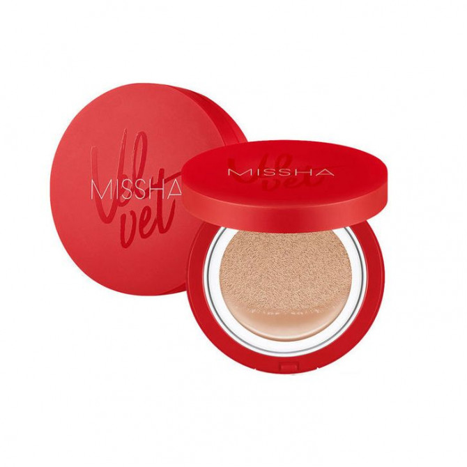 Кушон с матовым финишем тон 21 MISSHA Velvet Finish Cushion SPF50+ / PA+++ #21 15 г купить в Украине