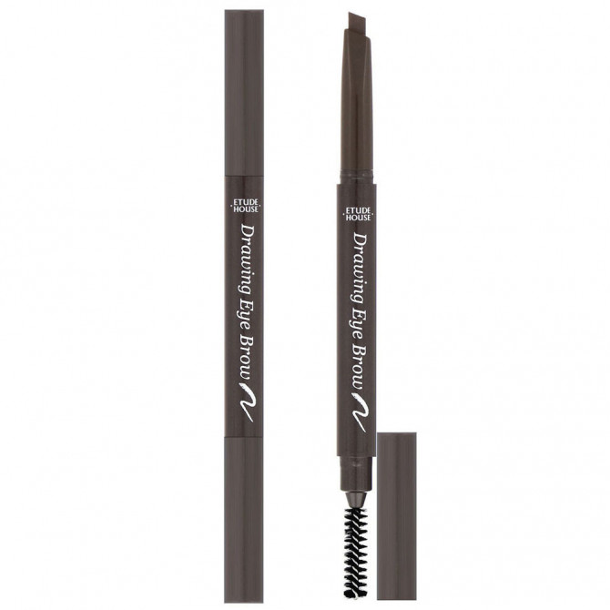 Карандаш для бровей, черный, ETUDE HOUSE, Drawing Eye Brow, #6 Black купить в Украине Карандаш для бровей, черный, ETUDE HOUSE, Drawing Eye Brow, #6 Black купить в Украине