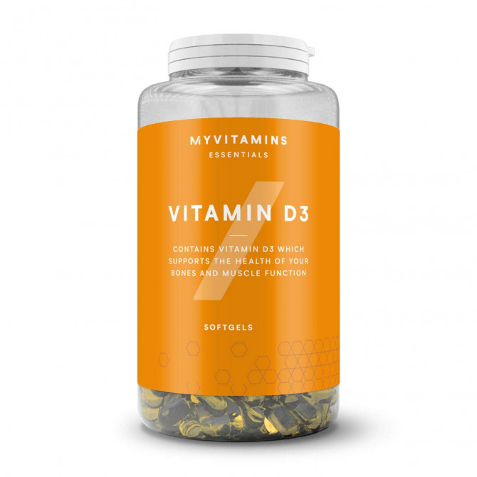 Витамин D 2500 МЕ Myprotein Myvitamins Vitamin D3 180 капсул купить в Украине