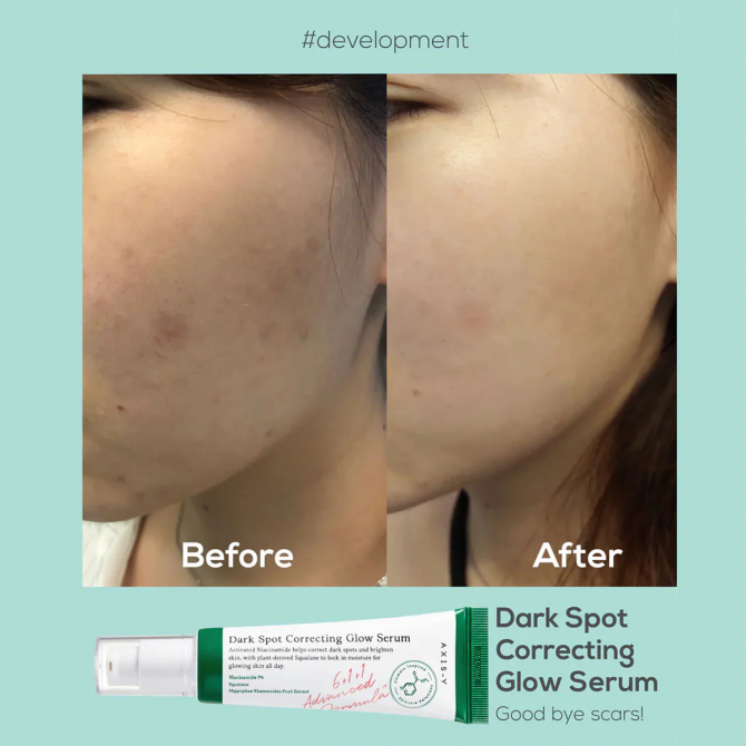 Сироватка для обличчя що освітлює AXIS-Y Dark Spot Correcting Glow Serum 1 мл купити в Україні 3