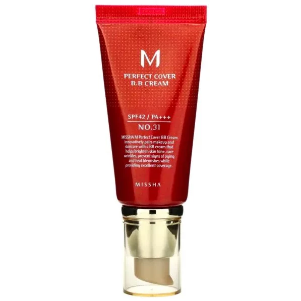 Тональный ВВ крем #31, MISSHA, M Perfect Cover BB Cream SPF42/PA+++ #31, 50 мл купить в Украине Тональный ВВ крем #31, MISSHA, M Perfect Cover BB Cream SPF42/PA+++ #31, 50 мл купить в Украине