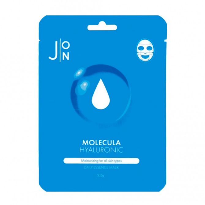 Увлажняющая тканевая маска для лица с гиалуроновой кослотой J:ON Molecula Hyaluronic Daily Essence Mask купить в Украине