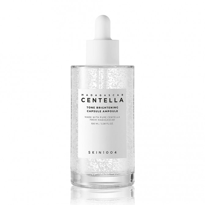 Осветляющая сыворотка с центеллой и ниацинамидом, SKIN1004, Madagascar Centella Tone Brightening Capsule Ampoule, 100 мл купить в Украине Осветляющая сыворотка с центеллой и ниацинамидом, SKIN1004, Madagascar Centella Tone Brightening Capsule Ampoule, 100 мл купить в Украине