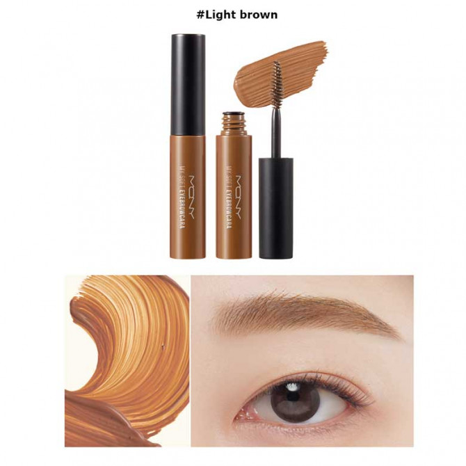 Тушь для бровей светло-коричневая MACQUEEN NEW YORK My Soft Eyebrowcara 01 Light Brown 45 г купить в Украине 4
