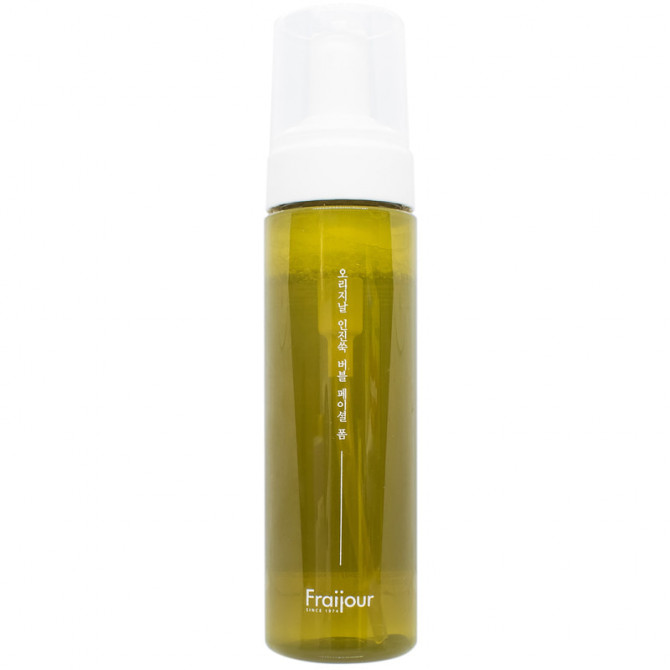 Пінка для вмивання з рослинними екстрактами Fraijour Original Artemisia Bubble Facial Foam 200 мл купити в Україні