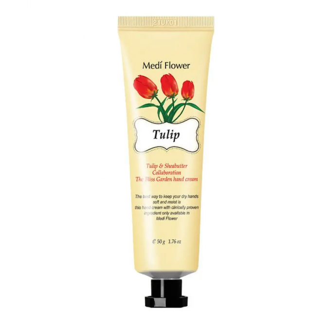 Крем для рук с экстрактом тюльпана MEDI FLOWER The Bliss Garden Hand Creams Tulip 50 г купить в Украине