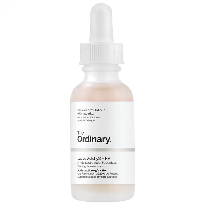 Відлущуюча сироватка з молочною кислотою 5% The Ordinary Lactic Acid 5% + HA 30 мл купити в Україні
