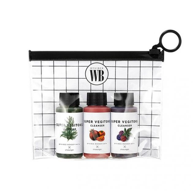 Набір мініатюр детокс гелів Wonder Bath Super Vegitoks Cleanser 3 * 30 мл купити в Україні 2