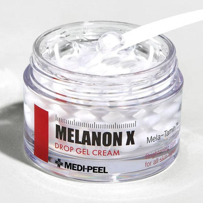 Антивіковий освітлювальний капсульний крем-гель з ретинолом MEDI-PEEL Melanon X Drop Gel Cream 50 мл купити в Україні 2