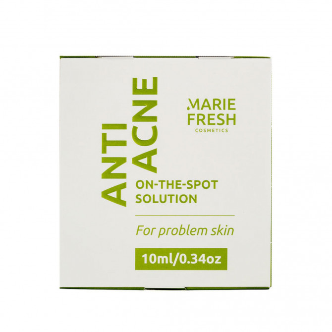 Точковий засіб від прищів Marie Fresh Cosmetics Anti-Acne On The Spot Solution 10 мл купити в Україні 4