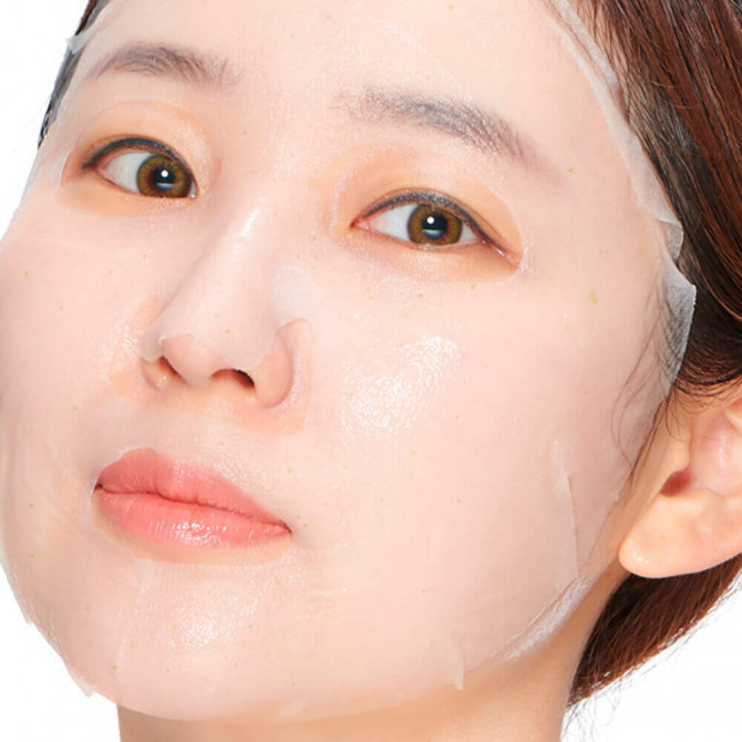 Тканинна маска для пружності та сяйва шкіри з морським виноградом JM Solution The Natural Sea Grape Mask Moisture купити в Україні 3