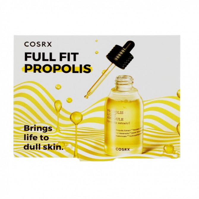 Набор пробников уходовых средств с прополисом тонер сыворотка крем COSRX Full Fit Propolis Sachet Set 3*1.5 мл купить в Украине 2
