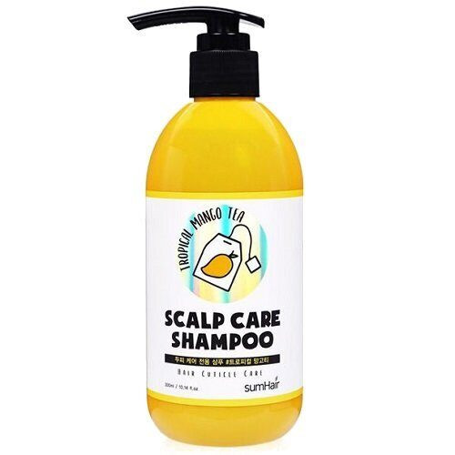 Увлажняющий шампунь для ухода за жирной кожей головы, SUMHAIR, Scalp Care Shampoo, Tropical Mango Tea, 300 мл купить в Украине Увлажняющий шампунь для ухода за жирной кожей головы, SUMHAIR, Scalp Care Shampoo, Tropical Mango Tea, 300 мл купить в Украине