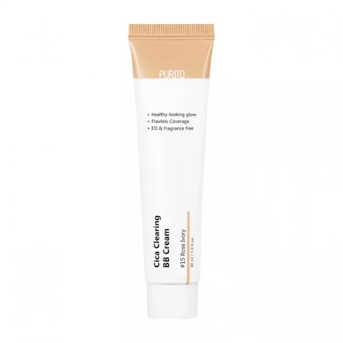 BB крем с экстрактом центеллы Purito Cica Clearing BB Cream SPF38/PA+++ #15 30 мл купить в Украине