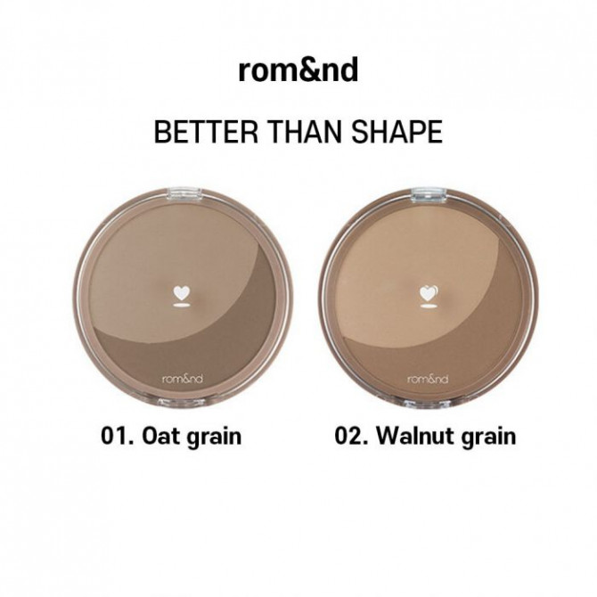 Пудра для контурінга rom & nd Better Than Shape 02 Walnut Grain купити в Україні 2