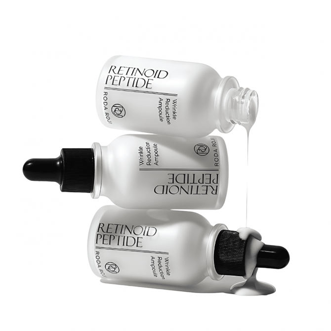 Сироватка проти зморшок з ретинолом та пептидним комплексом Roda Roji Retinoid Peptide Wrinkle Reduction Ampoule 30 мл купити в Україні 3