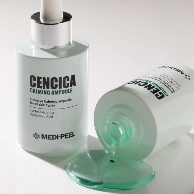 Успокаивающая сыворотка с экстрактом центеллы MEDI-PEEL Cencica Calming Ampoule 100 мл купить в Украине 2