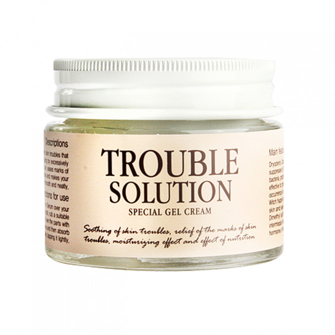 Лікувальний заспокійливий гель-крем для проблемної шкіри Graymelin Trouble Solution Special Skin Cream 50 г купити в Україні