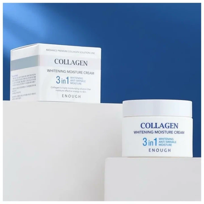 Освітлюючий зволожуючий крем з колагеном Enough Collagen Whitening Moisture Cream 50 мл купити в Україні 2