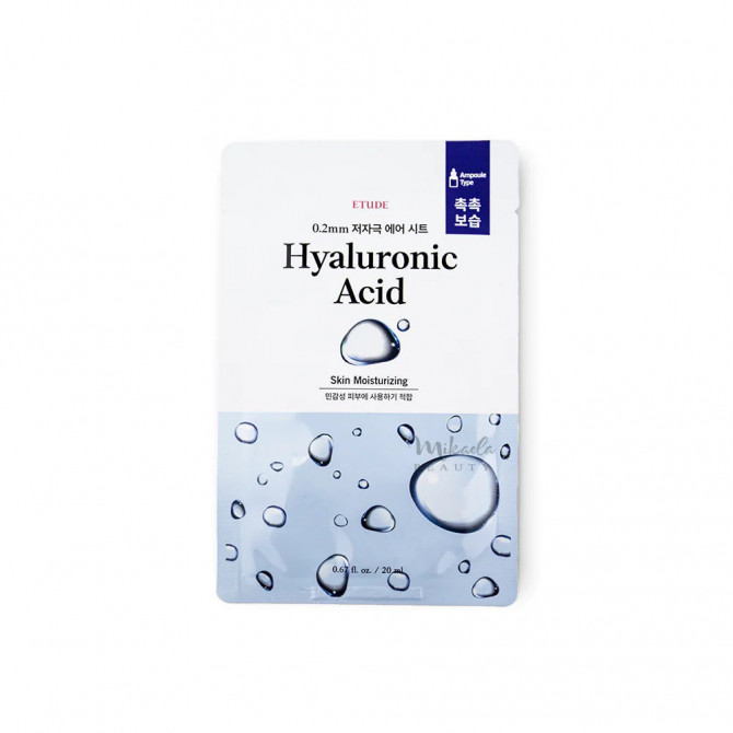 Ультратонка тканинна маска з гіалуроновою кислотою ETUDE HOUSE Therapy Air Mask Hyaluronic Acid купити в Україні 2