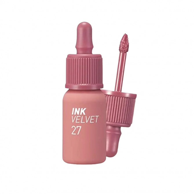 Матовый тинт для губ Peripera New Ink The Velvet #027 Strawberry Nude купить в Украине