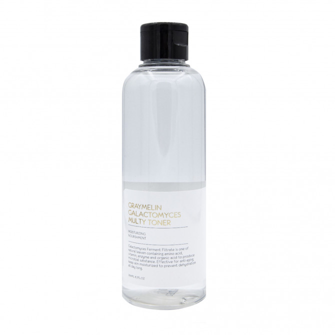 Зволожуючий і живильний тонер з галактомісісом Graymelin Galactomyces Multy Toner 200 мл купити в Україні