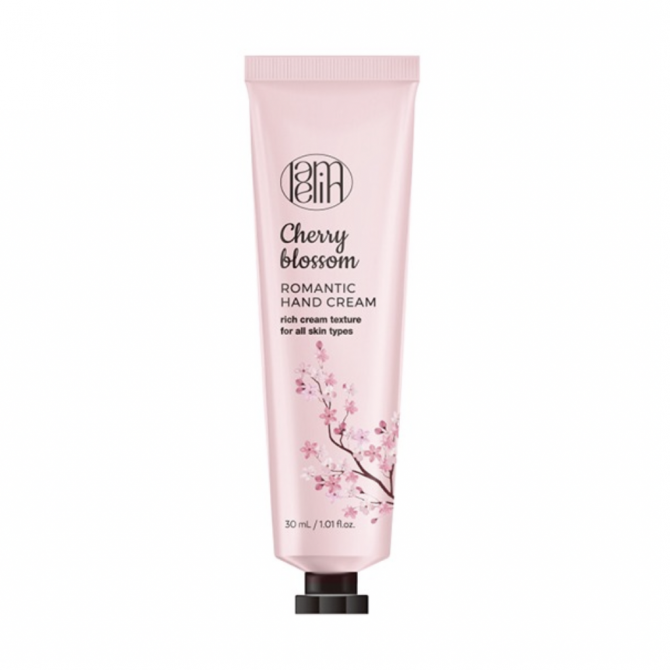 Крем для рук с сакурой Lamelin Romantic Hand Cream Cherry blossom 30 мл купить в Украине